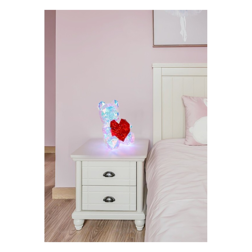 Globo - LED Stolná dekorácia LED/6W/5V USB medveď