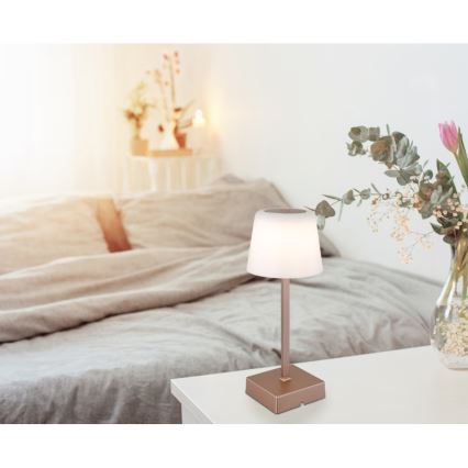 Globo - LED Stmievateľná dotyková stolná lampa LED/2W/5V 3000/4500/6500K 800 mAh béžová