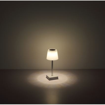 Globo - LED Stmievateľná dotyková stolná lampa LED/2W/5V 3000/4500/6500K 800 mAh čierna