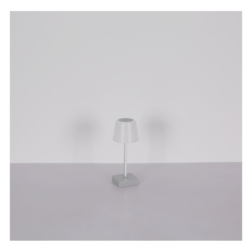 Globo - LED Stmievateľná dotyková stolná lampa LED/2W/5V 3000/4500/6500K 800 mAh čierna