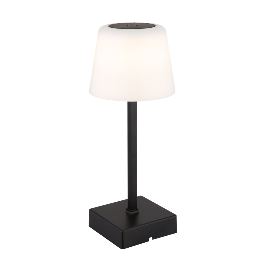 Globo - LED Stmievateľná dotyková stolná lampa LED/2W/5V 3000/4500/6500K 800 mAh čierna