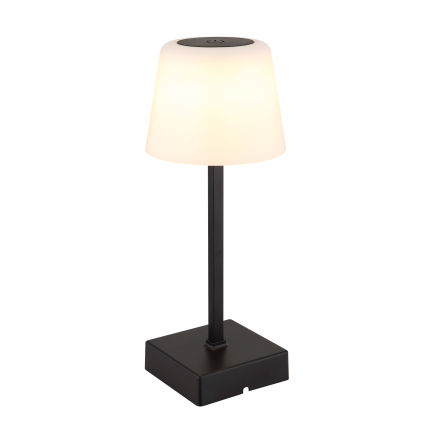 Globo - LED Stmievateľná dotyková stolná lampa LED/2W/5V 3000/4500/6500K 800 mAh čierna