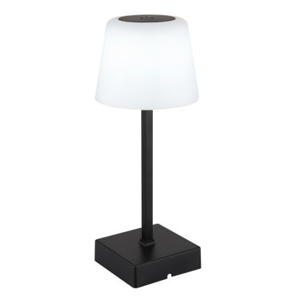 Globo - LED Stmievateľná dotyková stolná lampa LED/2W/5V 3000/4500/6500K 800 mAh čierna