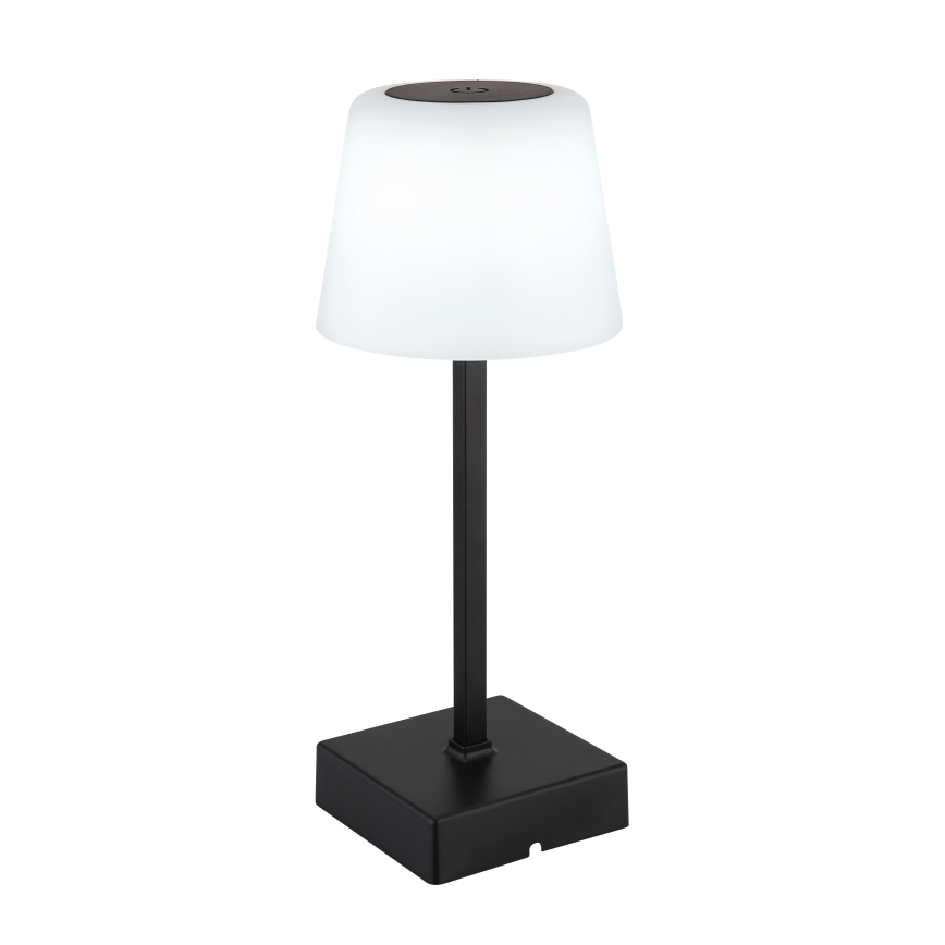 Globo - LED Stmievateľná dotyková stolná lampa LED/2W/5V 3000/4500/6500K 800 mAh čierna