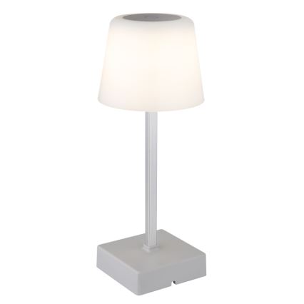 Globo - LED Stmievateľná dotyková stolná lampa LED/2W/5V 3000/4500/6500K 800 mAh strieborná