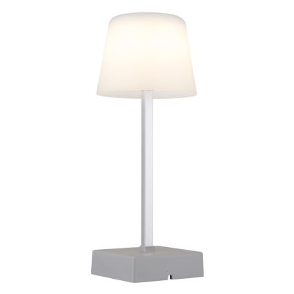 Globo - LED Stmievateľná dotyková stolná lampa LED/2W/5V 3000/4500/6500K 800 mAh strieborná