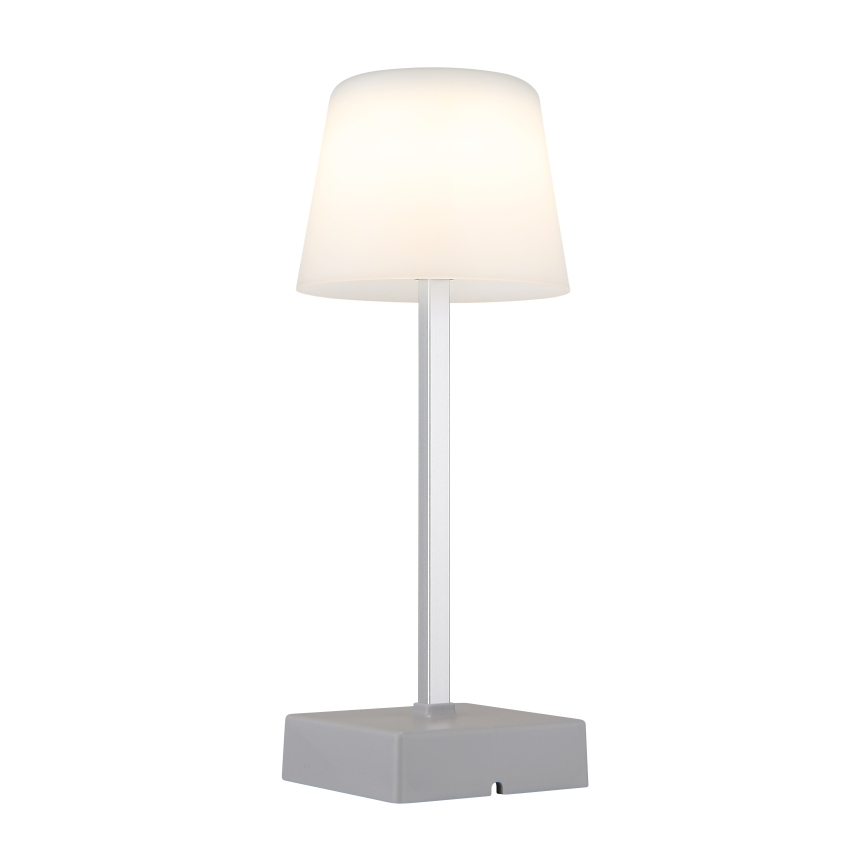 Globo - LED Stmievateľná dotyková stolná lampa LED/2W/5V 3000/4500/6500K 800 mAh strieborná