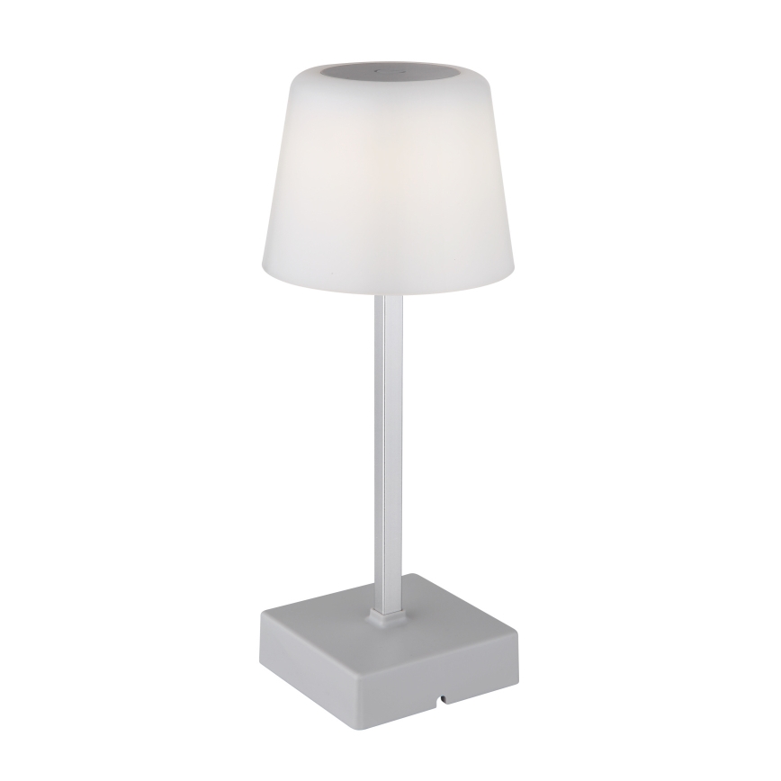 Globo - LED Stmievateľná dotyková stolná lampa LED/2W/5V 3000/4500/6500K 800 mAh strieborná