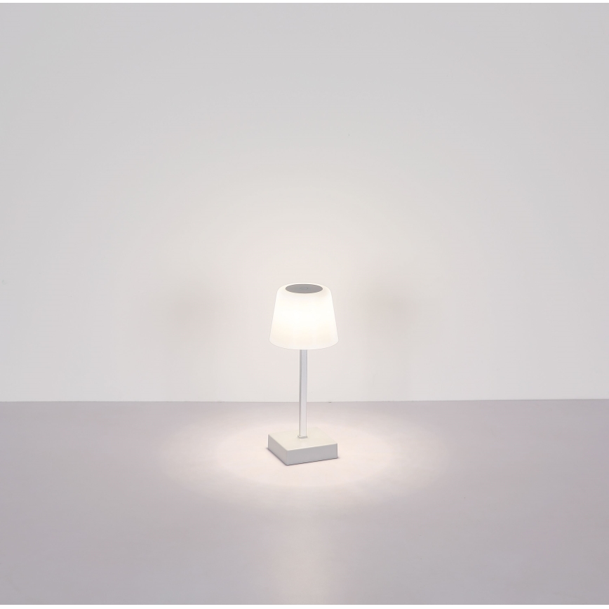 Globo - LED Stmievateľná dotyková stolná lampa LED/2W/5V 3000/4500/6500K 800 mAh biela