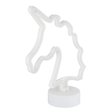 Globo - LED Neónová stolná dekorácia LED/2W/3xAA jednorožec