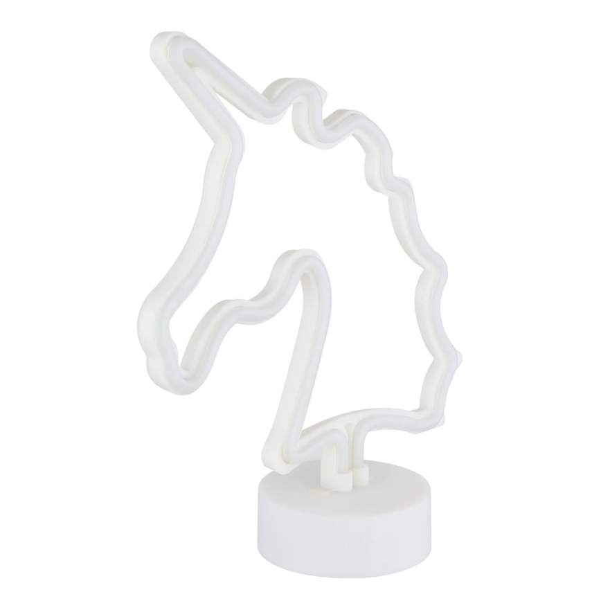 Globo - LED Neónová stolná dekorácia LED/2W/3xAA jednorožec
