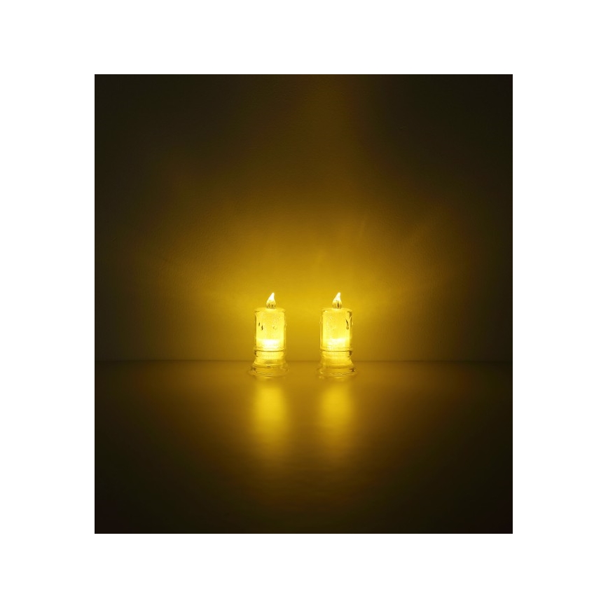 Globo - SADA 2x LED Sviečka LED/0,25W/3xLR1130