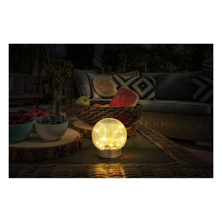 Globo - LED dekoračná nabíjacia stolná lampa 25xLED/0,06W/5V 600 mAh IP44