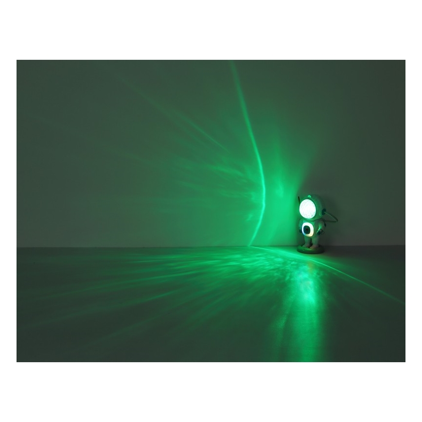 Globo - LED RGB Stolná lampa LED/6W/5V kozmonaut biela