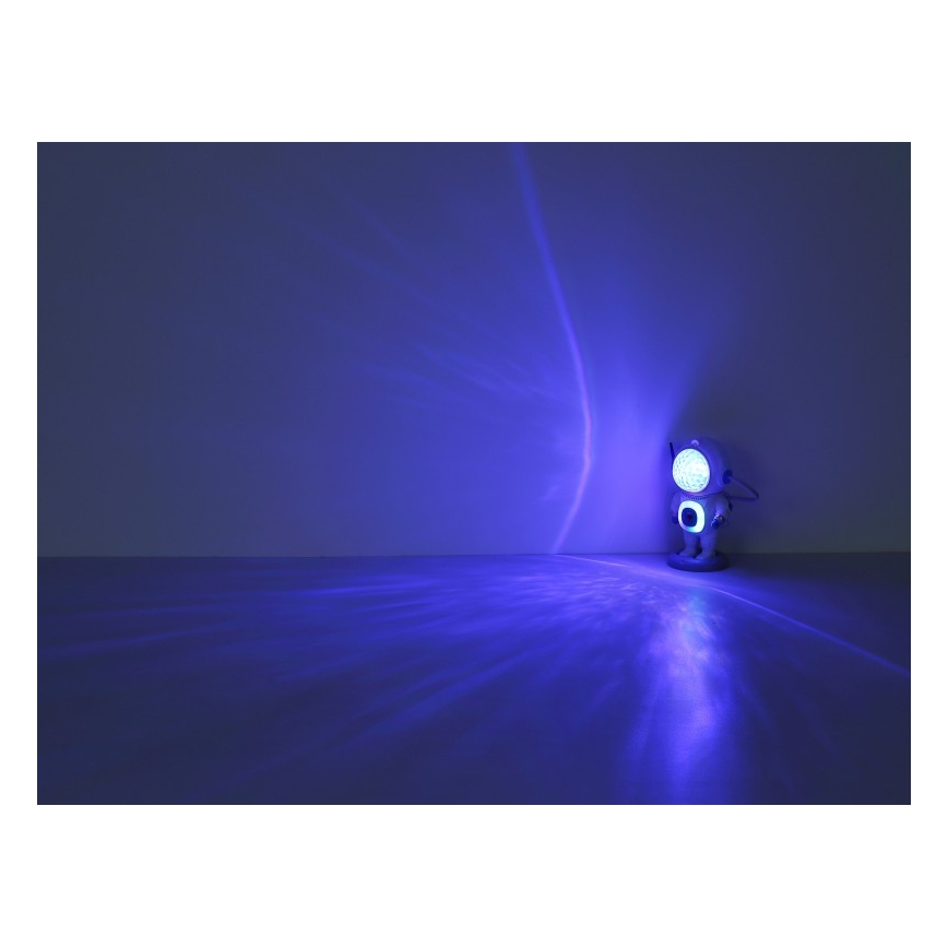 Globo - LED RGB Stolná lampa LED/6W/5V kozmonaut biela