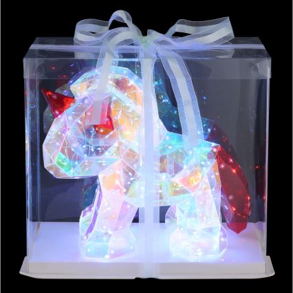 Globo - LED Stolná dekorácia LED/3W/5V USB jednorožec
