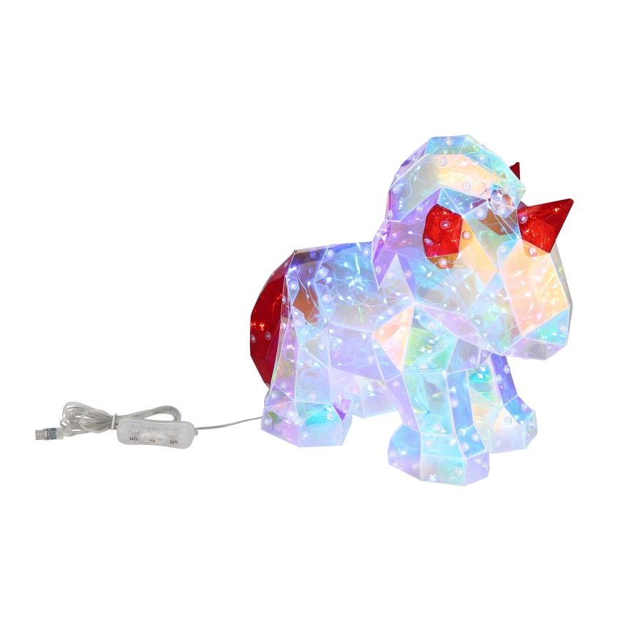 Globo - LED Stolná dekorácia LED/3W/5V USB jednorožec