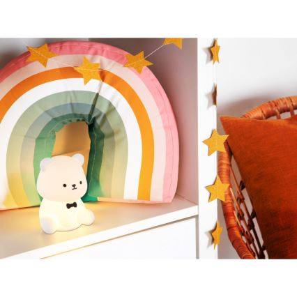 Globo - LED RGBW stmievateľné dobíjateľné detské nočné svetlo LED/1W/5V 1200 mAh medveď