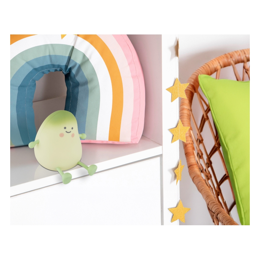 Globo - LED RGBW Stmievateľné nabíjateľné detské nočné svetlo LED/2W/5V 1200 mAh mango