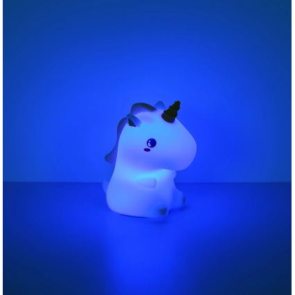 Globo - LED RGBW stmievateľné nabíjacie detské nočné svetlo LED/1,5W/5V 1200 mAh jednorožec