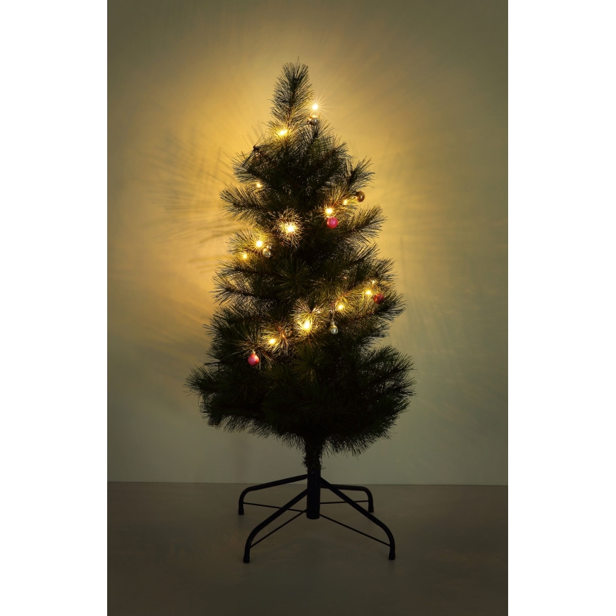 Globo - LED  reťaz 20xLED/2xAA 2,2m teplá biela