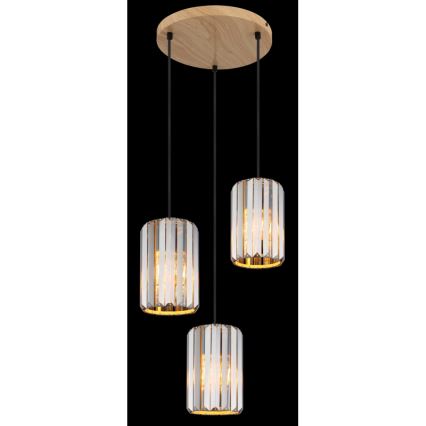 Globo - Luster na lanku 3xE27/60W/230V pr. 35 cm