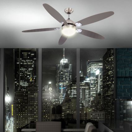 GLOBO 0308 - Stropní ventilátor AZURA 1xE14/60W/230V