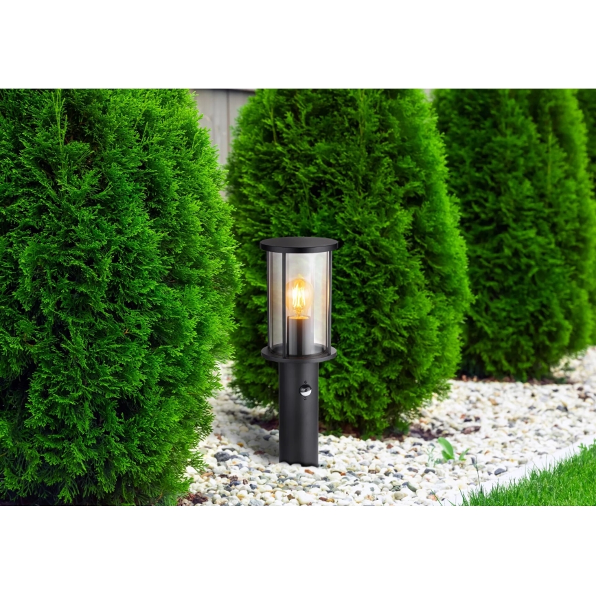 Globo - Vonkajšia lampa so senzorom 1xE27/60W/230V IP54 45cm