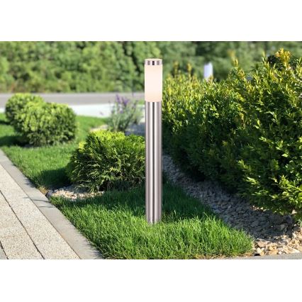 Globo - Vonkajšia lampa 1xE27/23W/230V IP44 80 cm lesklý chróm
