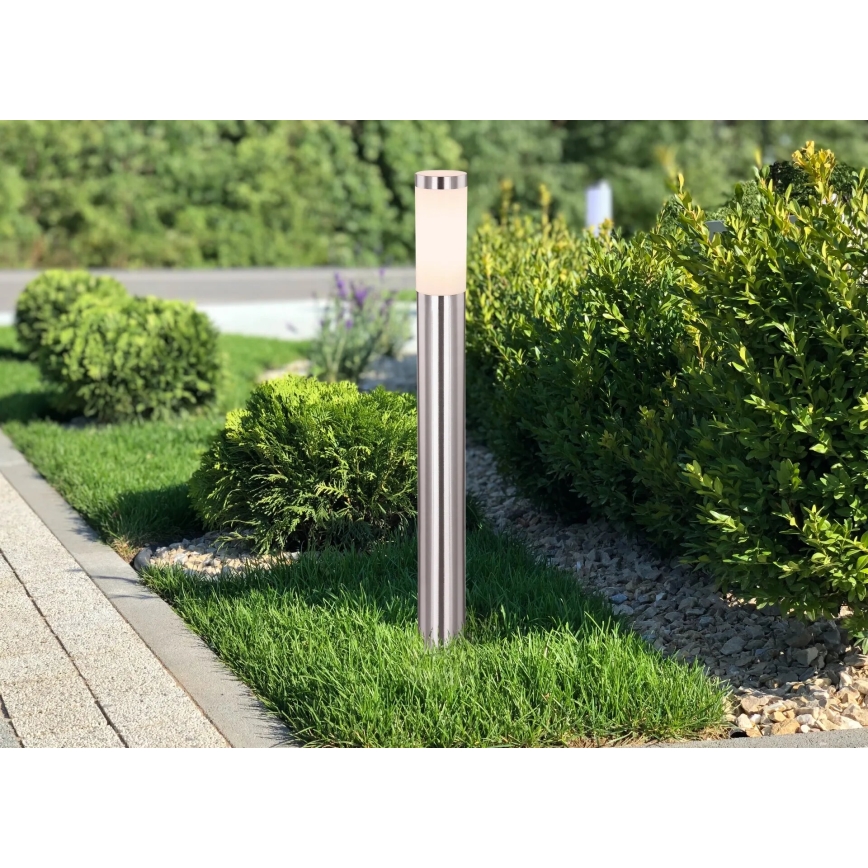 Globo - Vonkajšia lampa 1xE27/23W/230V IP44 80 cm lesklý chróm