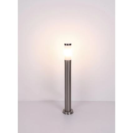 Globo - Vonkajšia lampa 1xE27/23W/230V IP44 80 cm lesklý chróm