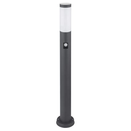Globo - Vonkajšia lampa so senzorom 1xE27/15W/230V IP44 80 cm antracit