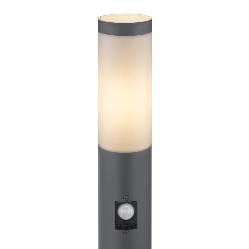 Globo - Vonkajšia lampa so senzorom 1xE27/15W/230V IP44 80 cm antracit