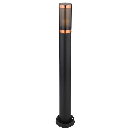 Globo - Vonkajšia lampa 1xE27/23W/230V IP44 80 cm čierna/meď