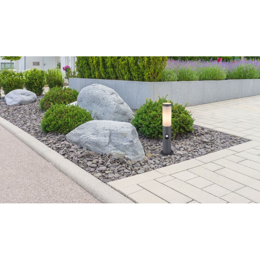 Globo - Vonkajšia lampa so senzorom, 1× E27, 15 W, 230 V, 45 cm, IP44