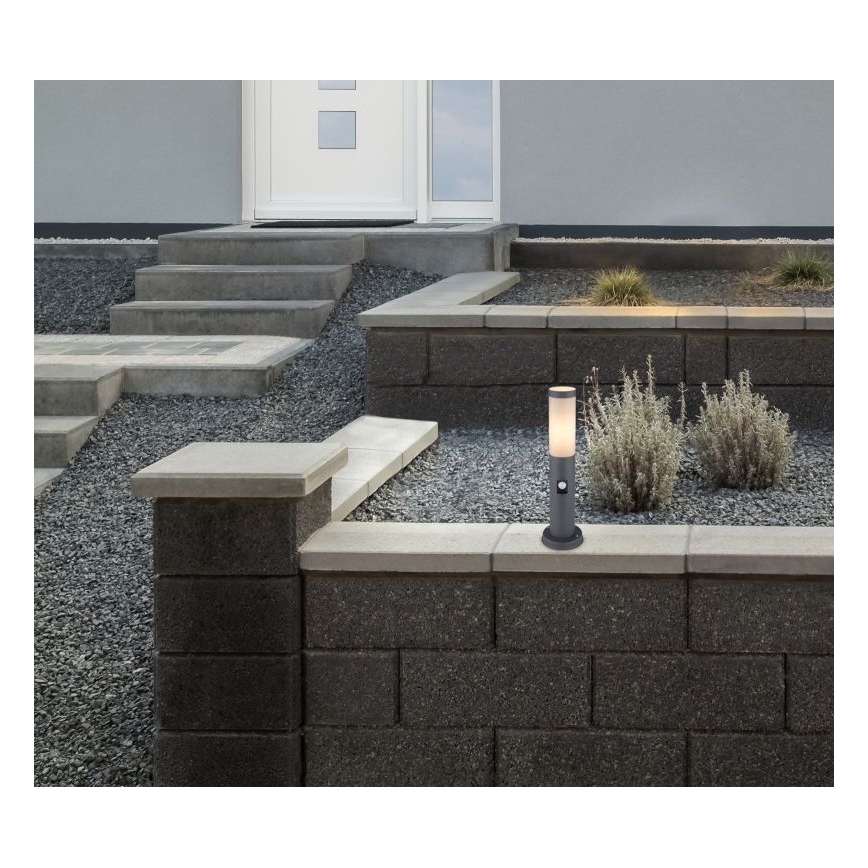 Globo - Vonkajšia lampa so senzorom, 1× E27, 15 W, 230 V, 45 cm, IP44