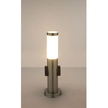Globo - Vonkajšia lampa s 2 zásuvkami 1xE27/23W/230V IP44