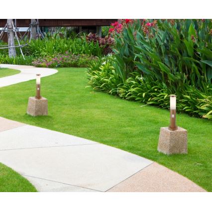 Globo - Vonkajšie svietidlo so senzorom 1xE27/15W/230V 45 cm IP44