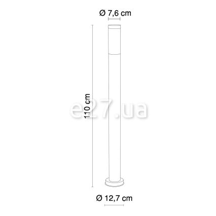 Globo 3159 - Vonkajšia lampa DACIA E27/60W/230V