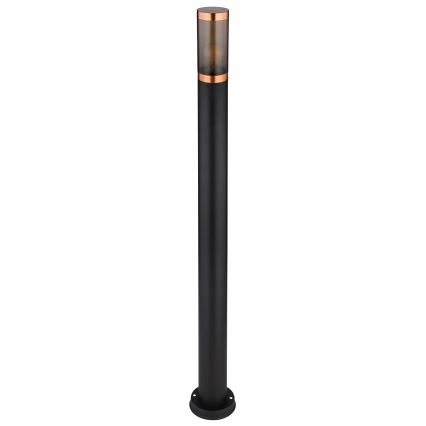 Globo - Vonkajšia lampa 1xE27/23W/230V IP44 110 cm čierna/meď