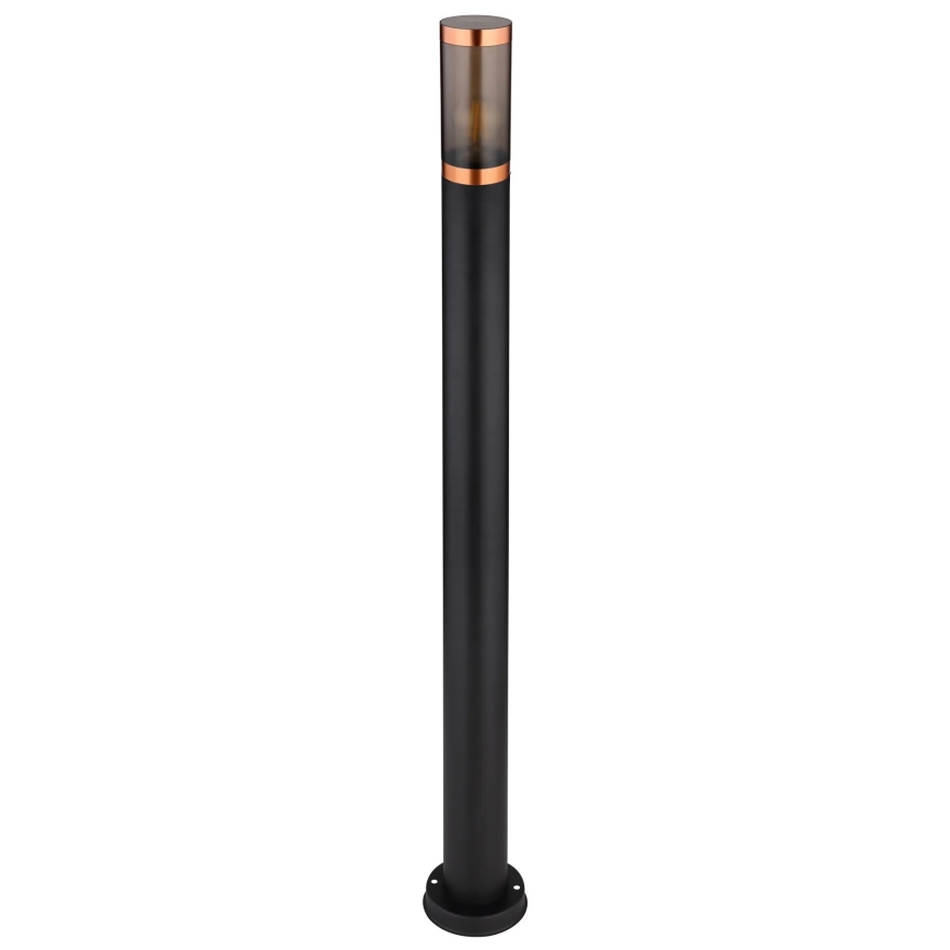 Globo - Vonkajšia lampa 1xE27/23W/230V IP44 110 cm čierna/meď