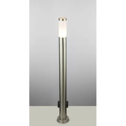 Globo 3159KLED - LED vonkajšia lampa so zásuvkou BOSTON LED/9W/230V IP44 110 cm