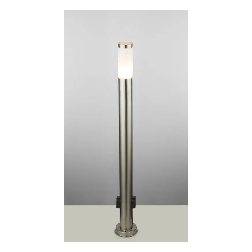 Globo 3159KLED - LED vonkajšia lampa so zásuvkou BOSTON LED/9W/230V IP44 110 cm