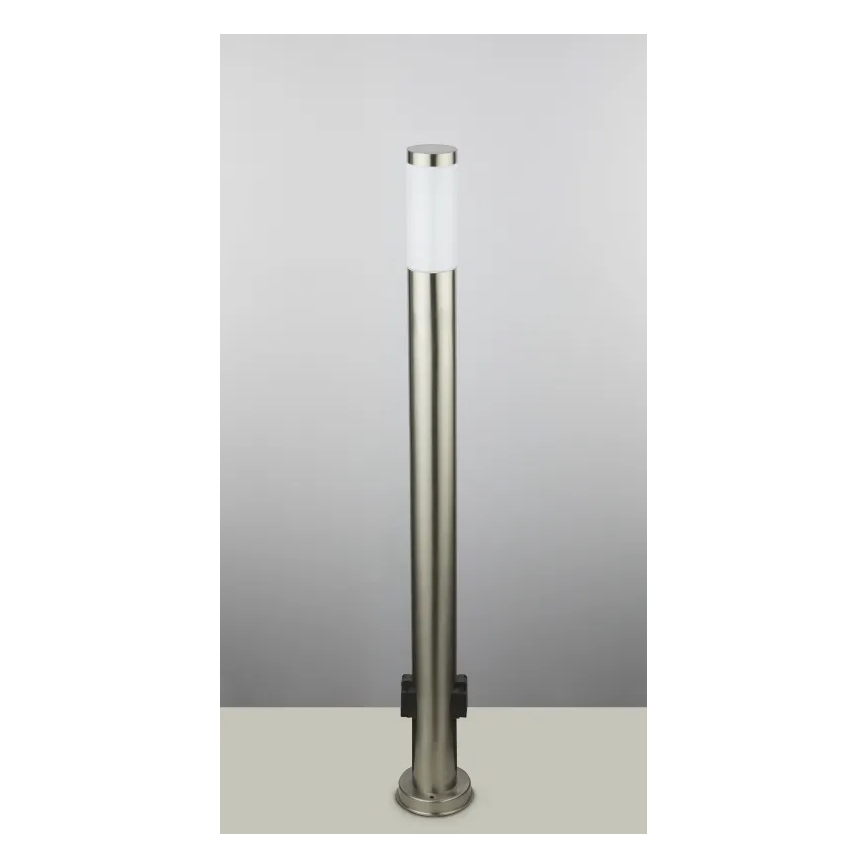 Globo 3159KLED - LED vonkajšia lampa so zásuvkou BOSTON LED/9W/230V IP44 110 cm