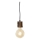 Globo 31760146 - Luster na lanku TRONCO 1xE27/40W/230V