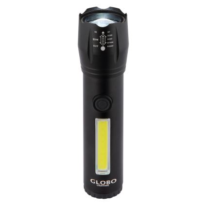 Globo - LED nabíjacia baterka LED/3W/5V + COB/3W 5500K 1200 mAh