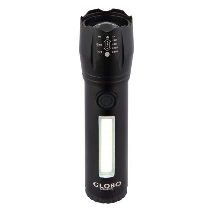 Globo - LED nabíjacia baterka LED/3W/5V + COB/3W 5500K 1200 mAh