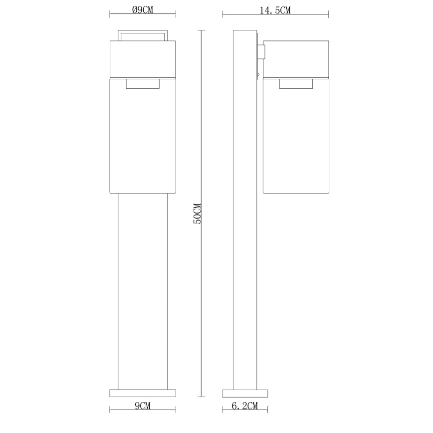 Globo - Vonkajšia lampa 1xE27/40W/230V 50 cm IP44