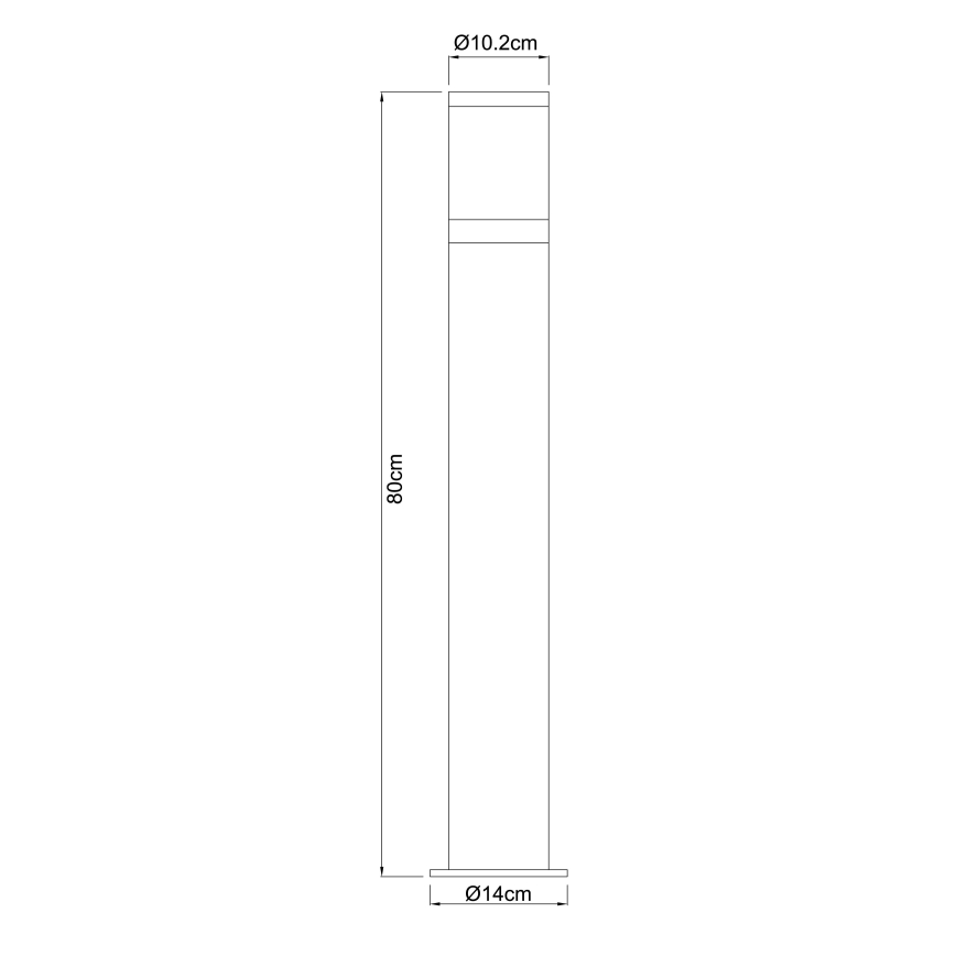 Globo - Vonkajšia lampa 1xE27/60W/230V IP44