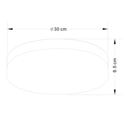 Globo - Kúpeľňové svietidlo 3xE27/40W/230V pr. 30 cm IP44